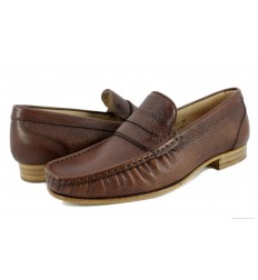 Giày Ý chính hãng cao cấp - HC30021 (brown - đế da) VIP